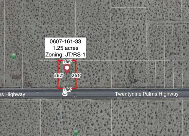Property at 1.25 Acres On Hwy 62 Near Sunfair Rd, Joshua Tree, CA 92252