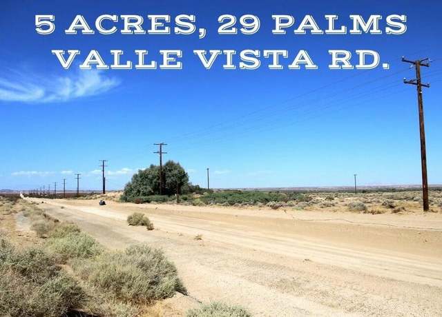 Property at 0 Valle Vista Rd, 29 Palms, CA 92277