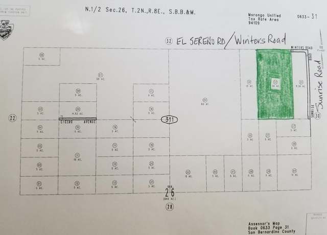 Property at 20 Ac El Sereno Rd, 29 Palms, CA 92277