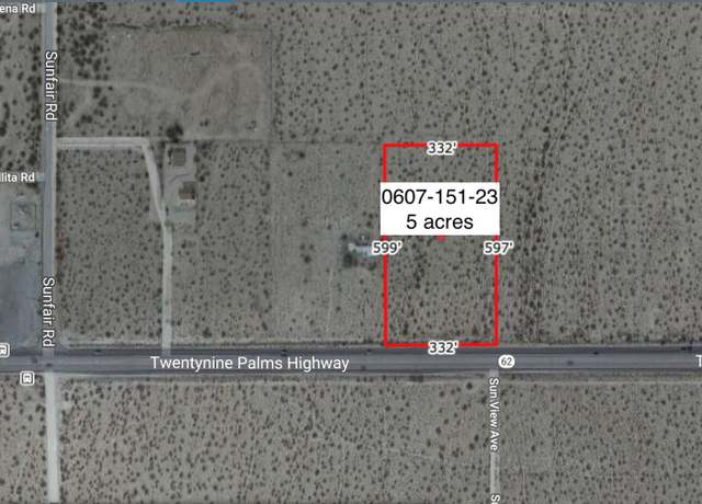 Property at 5 Acres On Hwy 62 Near Sunfair Rd, Joshua Tree, CA 92252