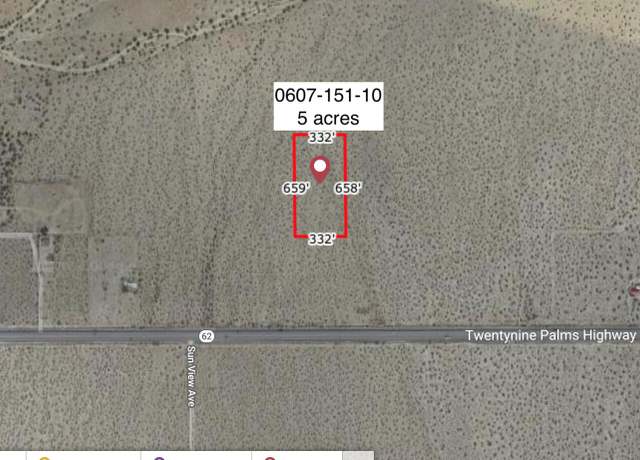 Property at 5 Acres Near Hwy 62 And Sunfair Rd, Joshua Tree, CA 92252