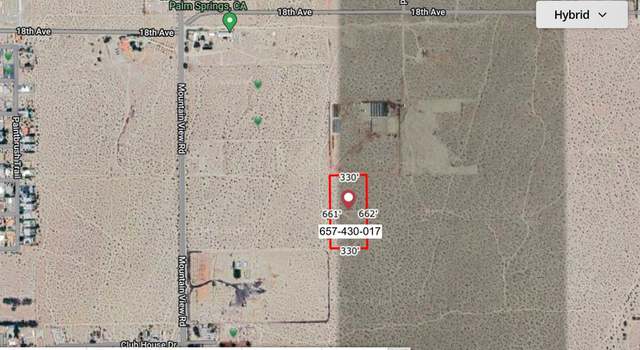 Photo of 5 Acres East Of  Mountain View Rd, Desert Hot Springs, CA 92241