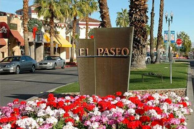 PALM DESERT, CA - NOVEMBER 22: El Paseo Shopping District On