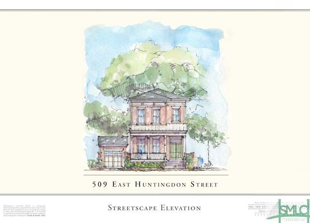 Property at 509 E Huntingdon St, Savannah, GA 31401, 3 beds, 2.5 baths