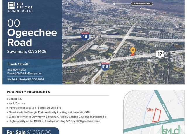 Property at 00 Ogeechee Rd, Savannah, GA 31405