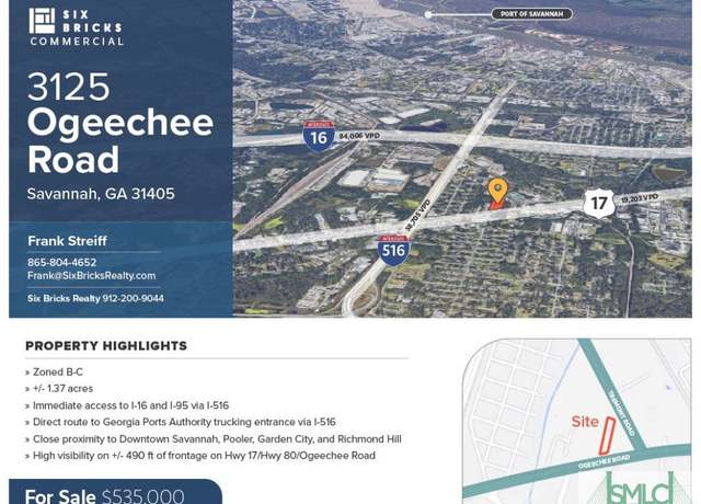 Property at 3125 Ogeechee Rd, Savannah, GA 31405