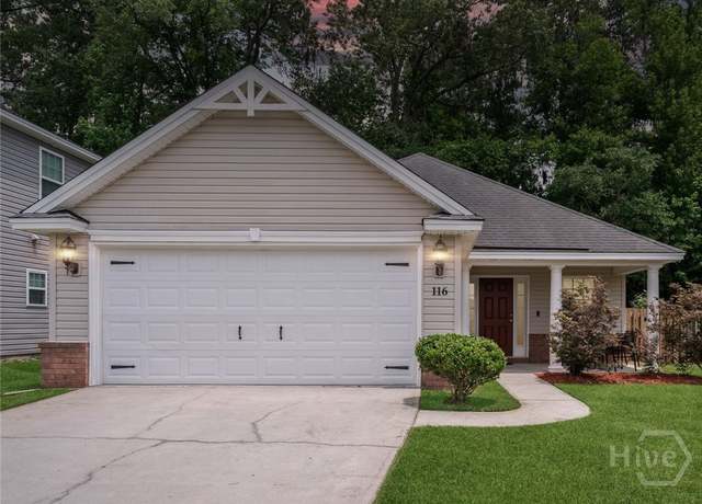 Property at 116 Calm Oaks Cir, Savannah, GA 31419, 3 beds, 2 baths