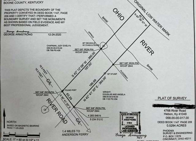 Property at 4768 River Rd, Hebron, KY 41048