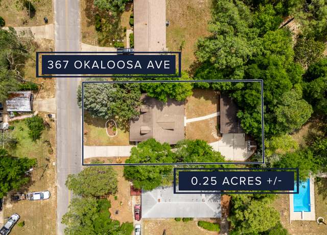 Property at 367 Okaloosa Ave, Valparaiso, FL 32580, 3 beds, 2.5 baths