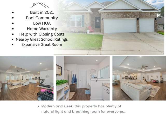 Property at 1126 Valor Walk, Crestview, FL 32539, 4 beds, 3 baths