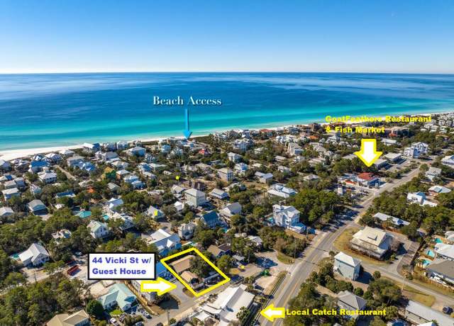 Property at 44 Vicki St, Santa Rosa Beach, FL 32459, 4 beds, 3 baths