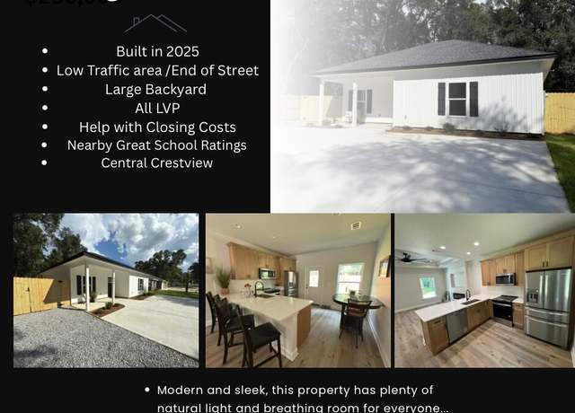 Property at 695 E Bowers Ave, Crestview, FL 32539, 3 beds, 2 baths
