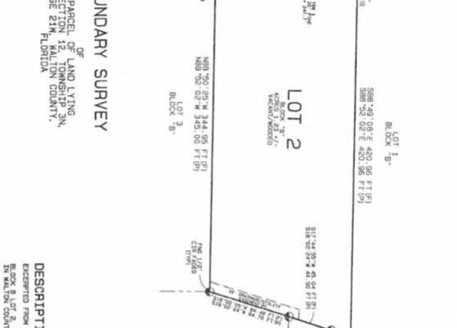 Property at Lot 2 Co Highway 1087, FL 32433