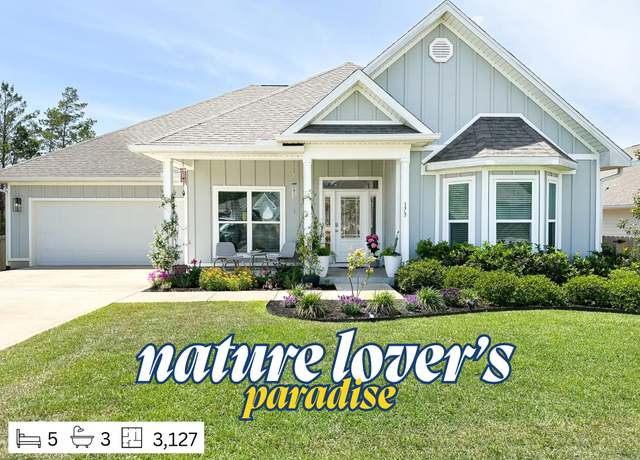 Property at 173 Hammock Oaks Blvd, Freeport, FL 32439, 5 beds, 3 baths