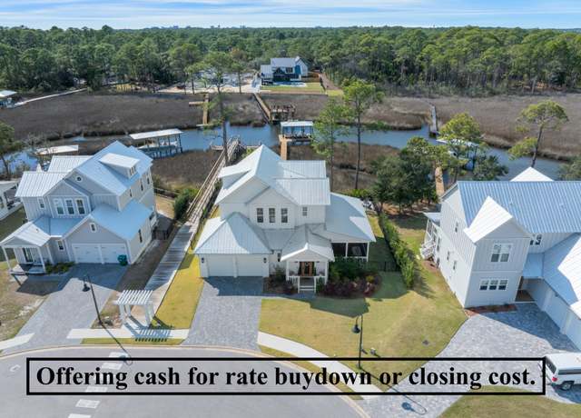Property at 180 Bayou Edge Lndg, Santa Rosa Beach, FL 32459, 4 beds, 3.5 baths