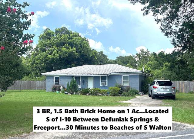 Property at 375 Sherwood Rd, Defuniak Springs, FL 32435, 3 beds, 1.5 baths