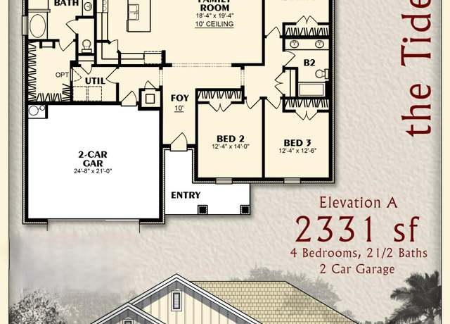 Property at Lot 42 Walk Along Way, Crestview, FL 32536, 4 beds, 2.5 baths