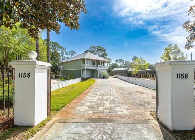 Property at 1158 Mack Bayou Rd, Santa Rosa Beach, FL 32459, 5 beds, 4 baths