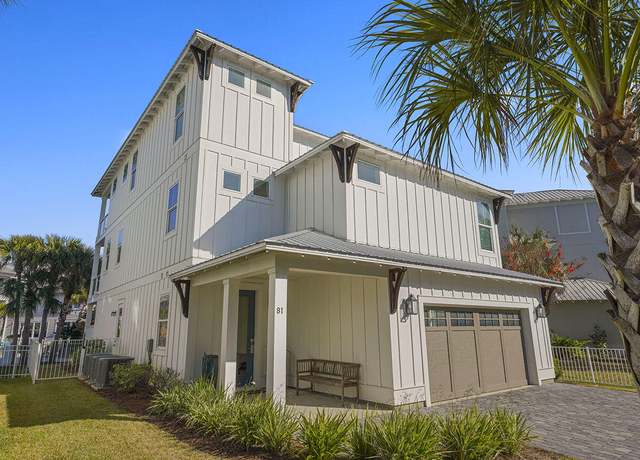 Property at 81 S Cypress Breeze Blvd, Santa Rosa Beach, FL 32459, 5 beds, 4.5 baths