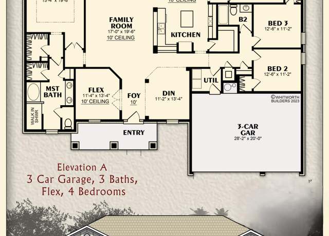 Property at Lot 06 Walk Along Way, Crestview, FL 32536, 4 beds, 3 baths