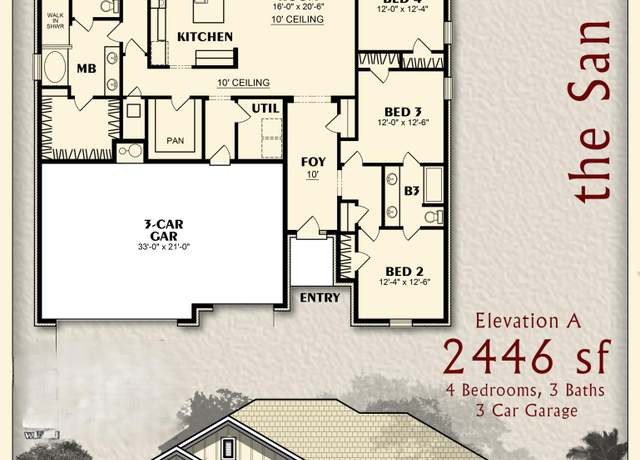 Property at Lot 37 Walk Along Way, Crestview, FL 32536, 4 beds, 3 baths
