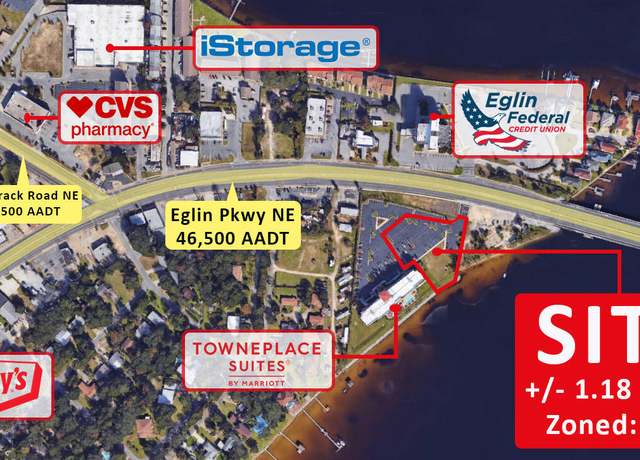 Property at 843 Eglin Pkwy, Fort Walton Beach, FL 32547