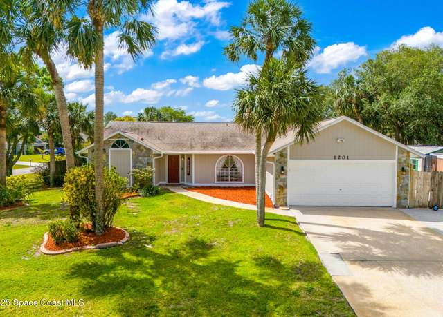 Property at 1201 Buffing Cir SE, Palm Bay, FL 32909, 4 beds, 2 baths