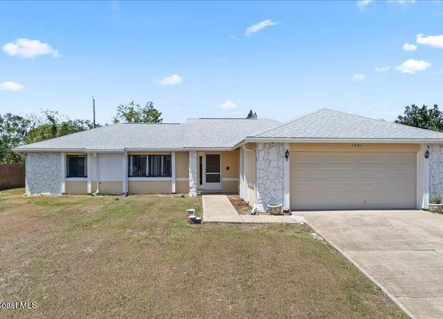 Property at 1831 Barker St NE, Palm Bay, FL 32907, 3 beds, 2 baths
