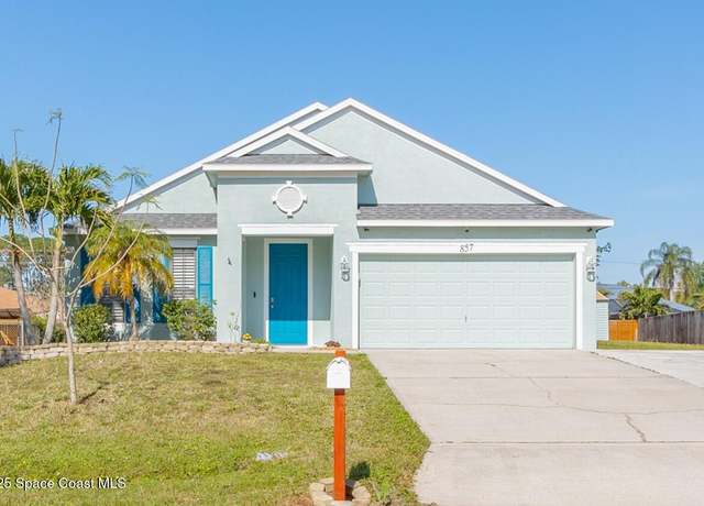 Property at 857 Rostock Cir NW, Palm Bay, FL 32907, 3 beds, 2 baths