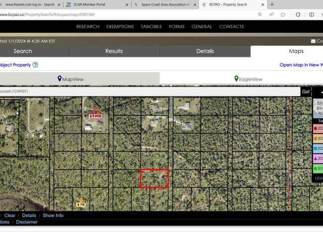 Property at 00000 Ponderosa Rd, Grant-valkaria, FL 32950