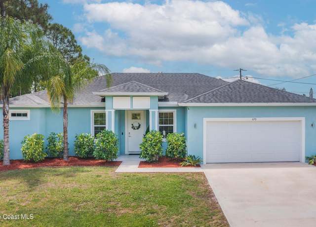 Property at 670 Consumer St SE, Palm Bay, FL 32909, 4 beds, 2 baths