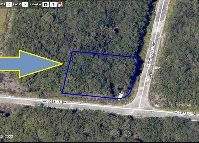 Property at 897 Corner Lot On Walcott St SW, Palm Bay, FL 32905