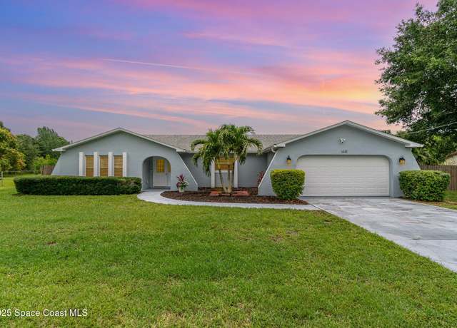 Property at 1237 Glenham Dr NE, Palm Bay, FL 32905, 3 beds, 2 baths