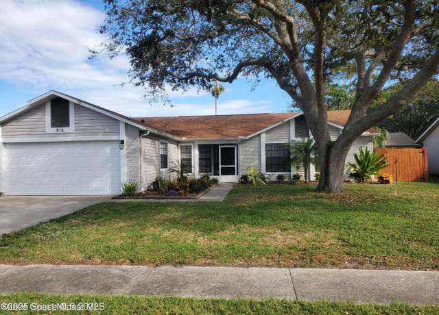 Property at 816 Pine Shadows Ave W, Rockledge, FL 32955, 3 beds, 2 baths