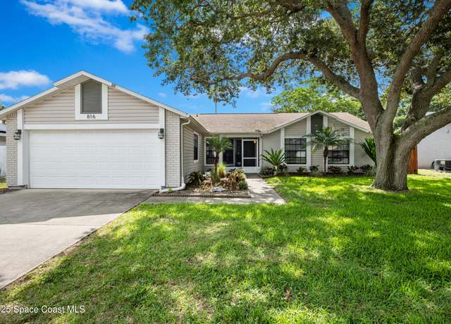 Property at 816 Pine Shadows Ave W, Rockledge, FL 32955, 3 beds, 2 baths
