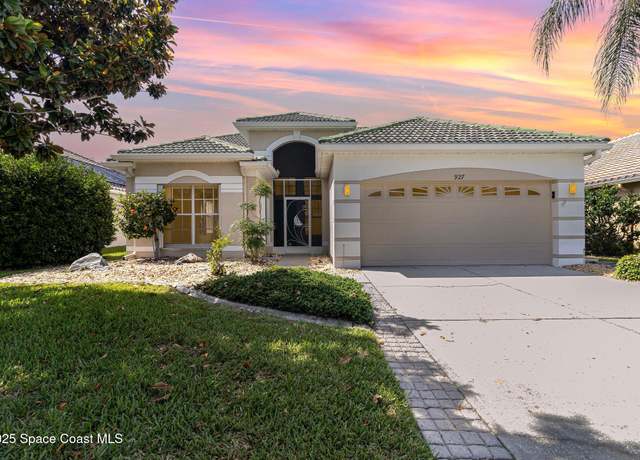 Property at 927 Wimbledon Dr, Melbourne, FL 32940, 3 beds, 2 baths