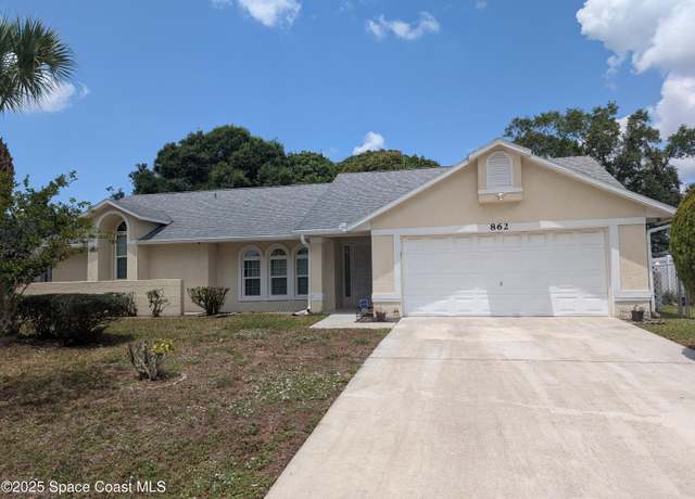 Property at 862 Aachen Ave NW, Palm Bay, FL 32907, 3 beds, 2 baths