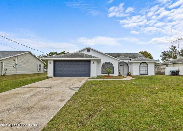 Property at 1051 Flower St Nw St NW, Palm Bay, FL 32907, 3 beds, 2 baths