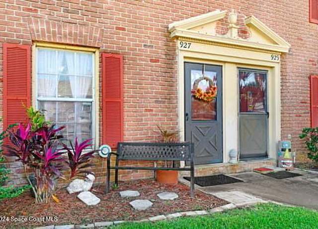 Property at 927 Jamestown Ave #105, Indian Harbour Beach, FL 32937, 2 beds, 1.5 baths