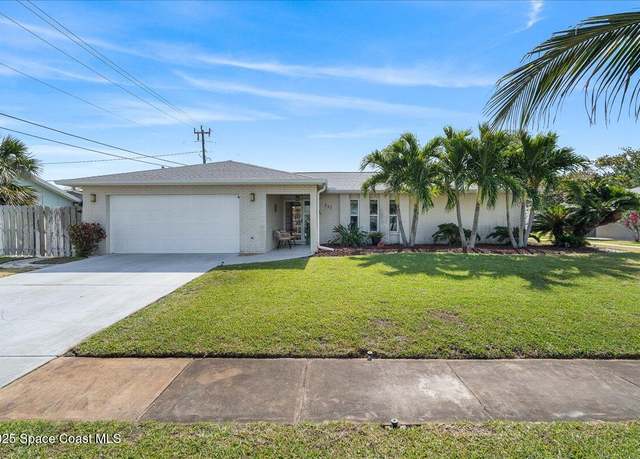 Property at 555 Coconut St, Satellite Beach, FL 32937, 3 beds, 2 baths