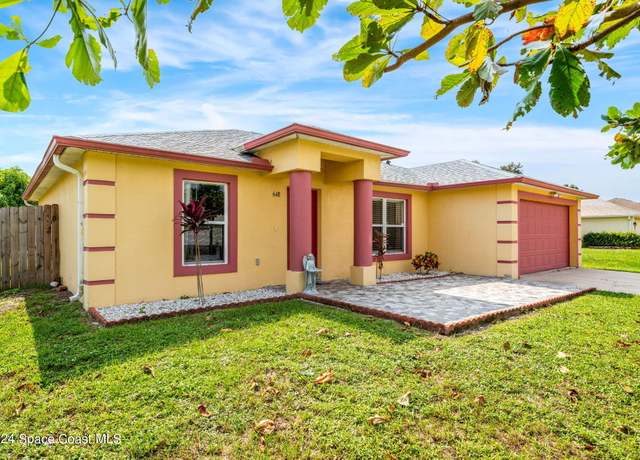 Property at 648 Delmonico St NE, Palm Bay, FL 32907, 3 beds, 2 baths