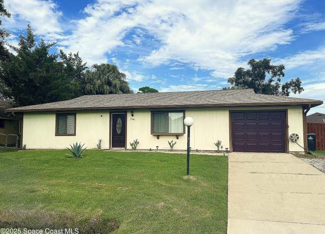 Property at 1381 Vander Ave SE, Palm Bay, FL 32909, 2 beds, 1 bath