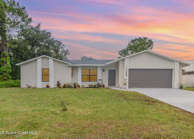 Property at 1288 Meissen Ave NW, Palm Bay, FL 32907, 3 beds, 2 baths