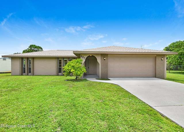 Property at 407 Heather Ave NE, Palm Bay, FL 32907, 3 beds, 2 baths