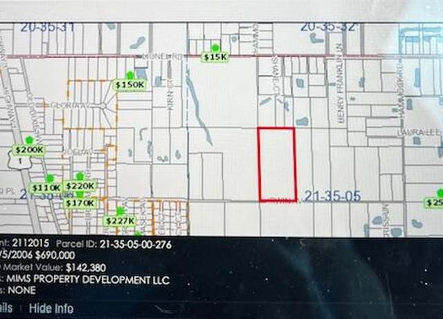 Property at 0000 Irwin Ave, Mims, FL 32754