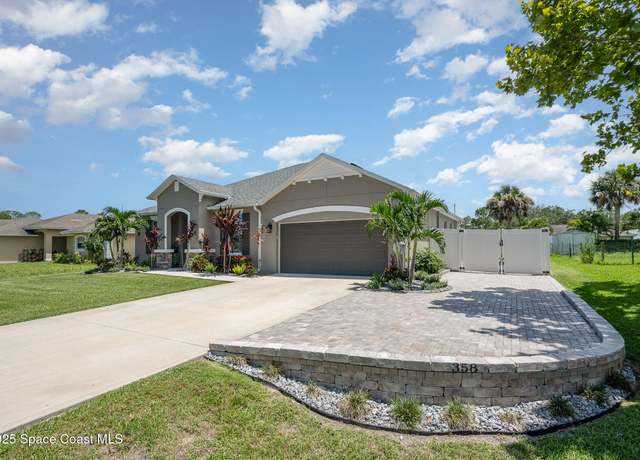 Property at 358 Brescia St NE, Palm Bay, FL 32907, 3 beds, 2 baths