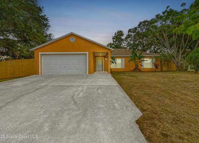 Property at 1706 Apache St NE, Palm Bay, FL 32907, 3 beds, 2 baths