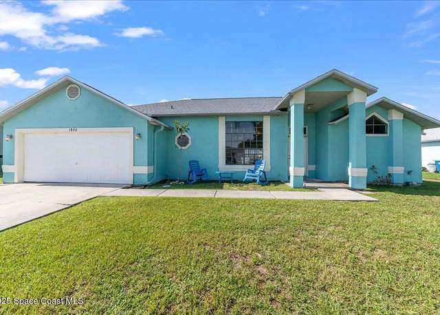 Property at 1846 Gallivan St NW, Palm Bay, FL 32907, 3 beds, 2 baths
