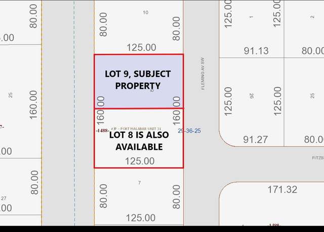 Property at 2418 Fleming Ave SW, Palm Bay, FL 32908