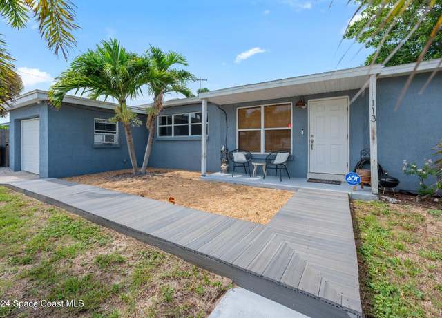 Property at 113 SE 2nd St, Satellite Beach, FL 32937, 3 beds, 2 baths